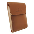 Estuche de almacenamiento para consola de juegos portátil ANBERNIC RG34XX. Funda de cuero para consola de juegos., Brown