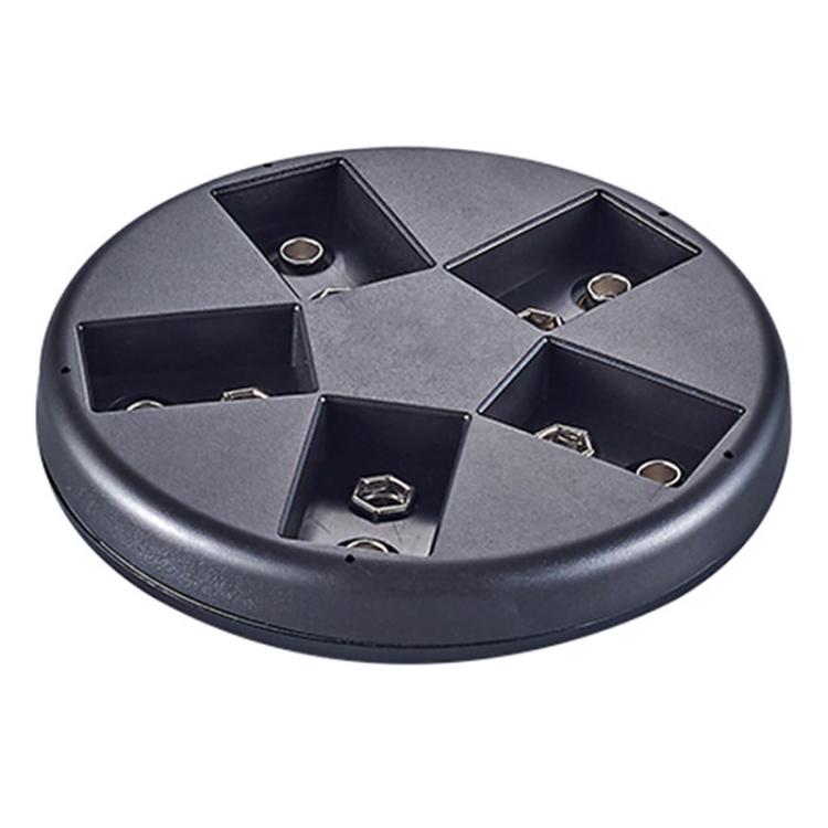 Cargador inteligente de 5 ranuras para baterías de 9 V SK-C705M3 con base de carga USB para baterías Ni-MH.