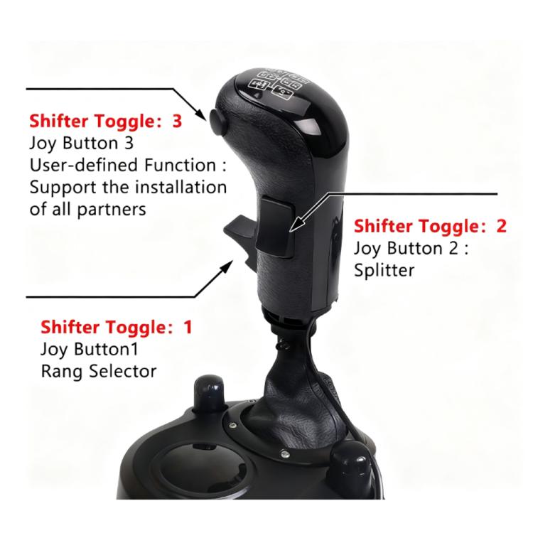 Joystick simulador de juego de carreras con palanca de cambios para Logitech G29 / G27 / G25 / G923, HB043
