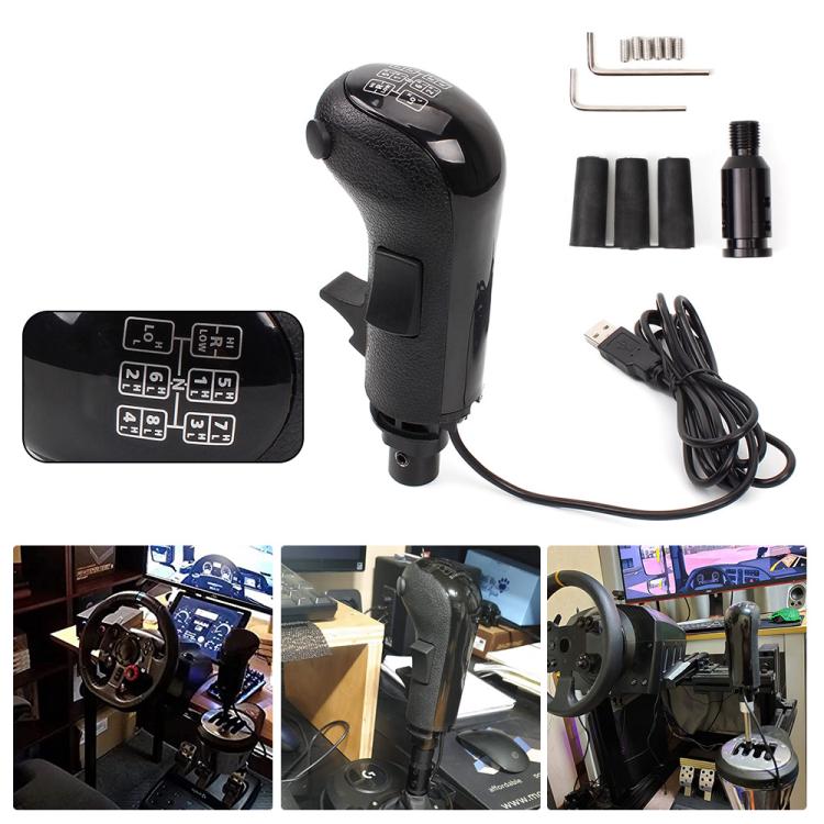 Joystick simulador de juego de carreras con palanca de cambios para Logitech G29 / G27 / G25 / G923, HB043