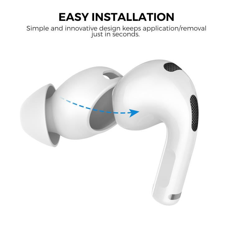 Tapones acústicos de silicona para auriculares AhaStyle PT66-3 (3 pares, tallas S+M+L) para AirPods 3, For AirPods 3 PT66-3
