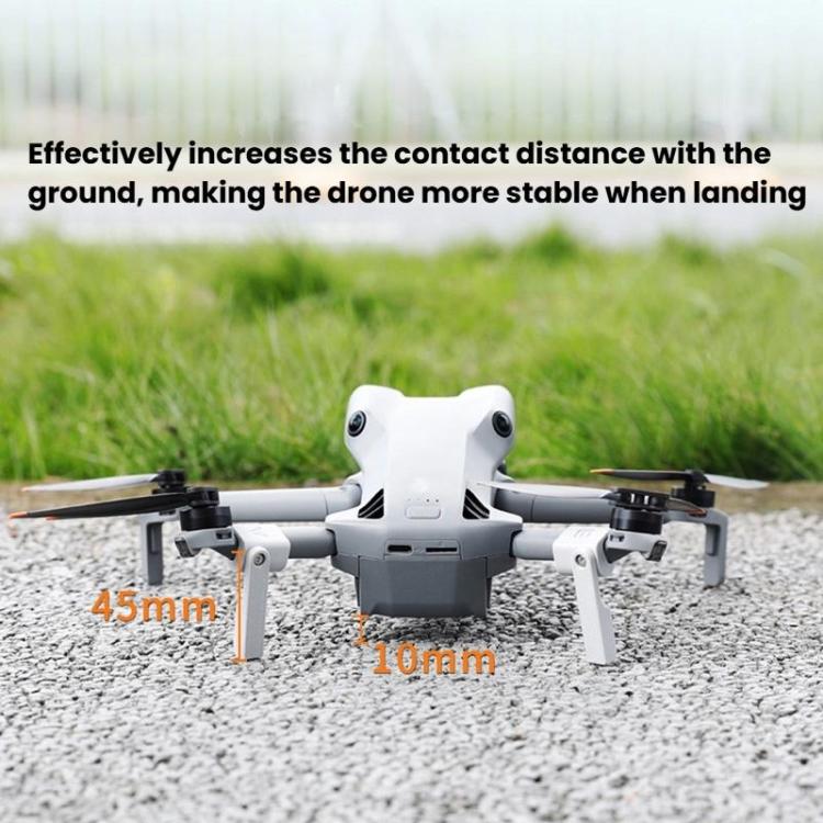 Para DJI Mini 5 Pro, 1 par de trenes de aterrizaje extensibles en altura para drones, soporte protector plegable no desmontable