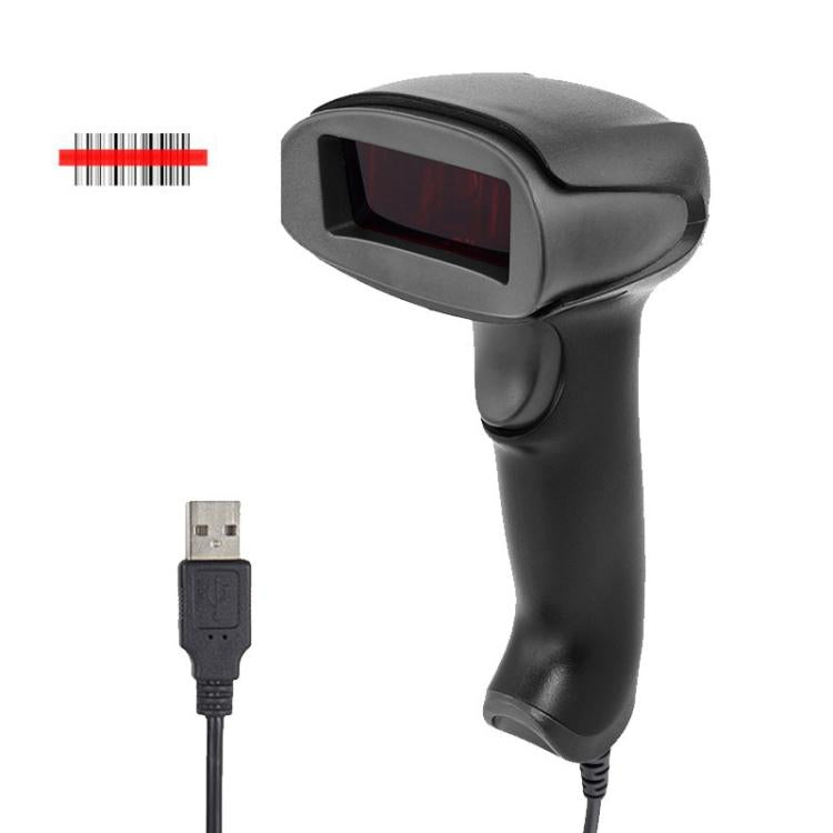 Escáner de código de barras NETUM para supermercados y tiendas minoristas. Escáner de código QR., Wired Red Light, Wired Laser, Wired 2D