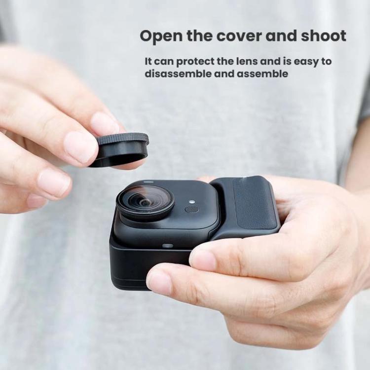 Tapa de lente de plástico resistente a los arañazos (2 unidades) para Insta360 GO Ultra, Lens Cap