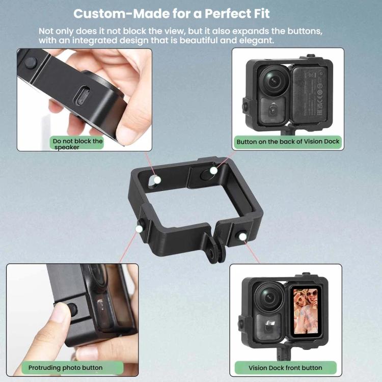 Marco protector extendido de plástico para la cámara DJI Osmo Nano, Plastic Cage