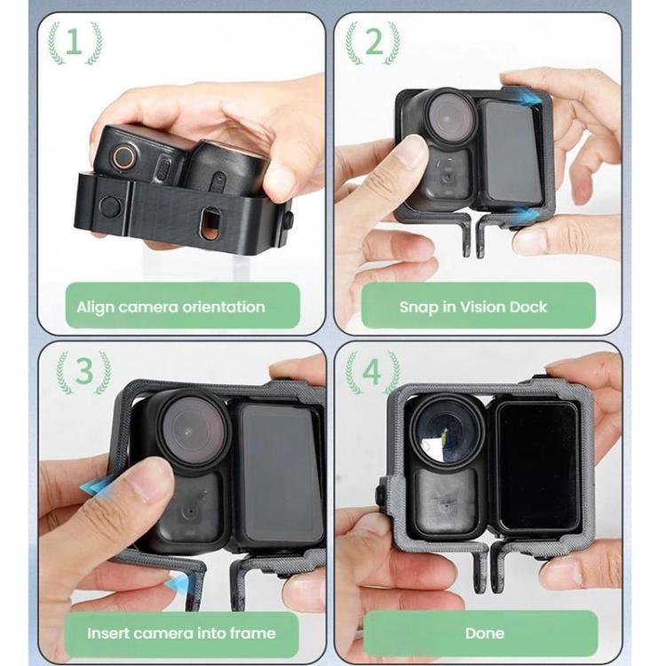 Marco protector extendido de plástico para la cámara DJI Osmo Nano, Plastic Cage