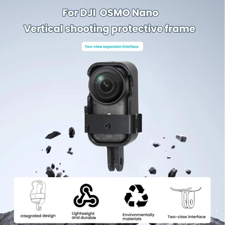Soporte de extensión para marco protector de disparo vertical para DJI Osmo Nano, Vertical Shooting Frame