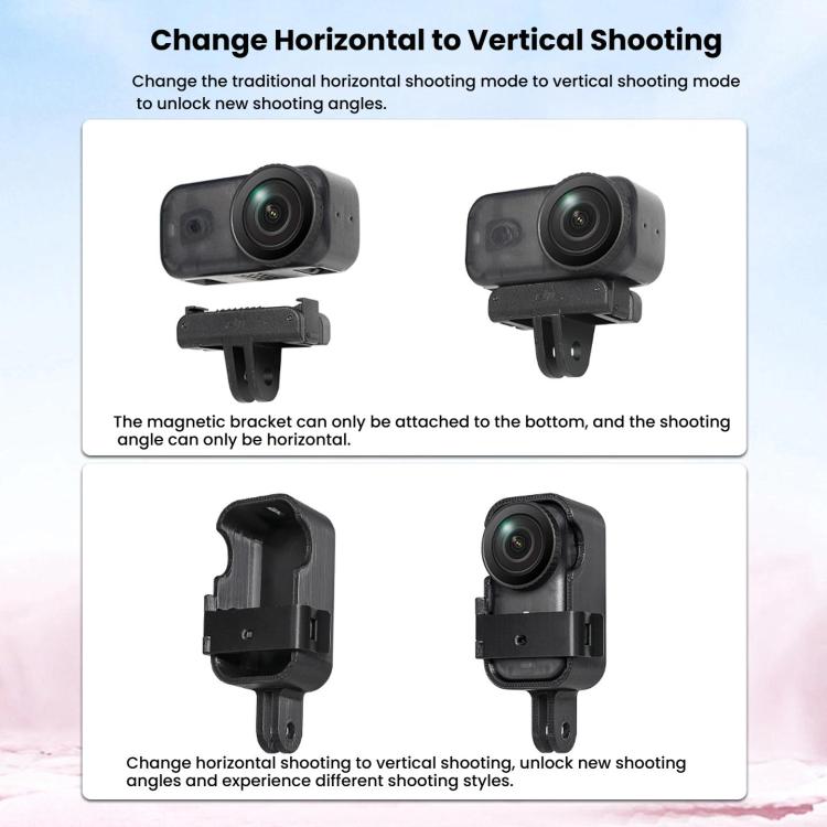 Soporte de extensión para marco protector de disparo vertical para DJI Osmo Nano, Vertical Shooting Frame