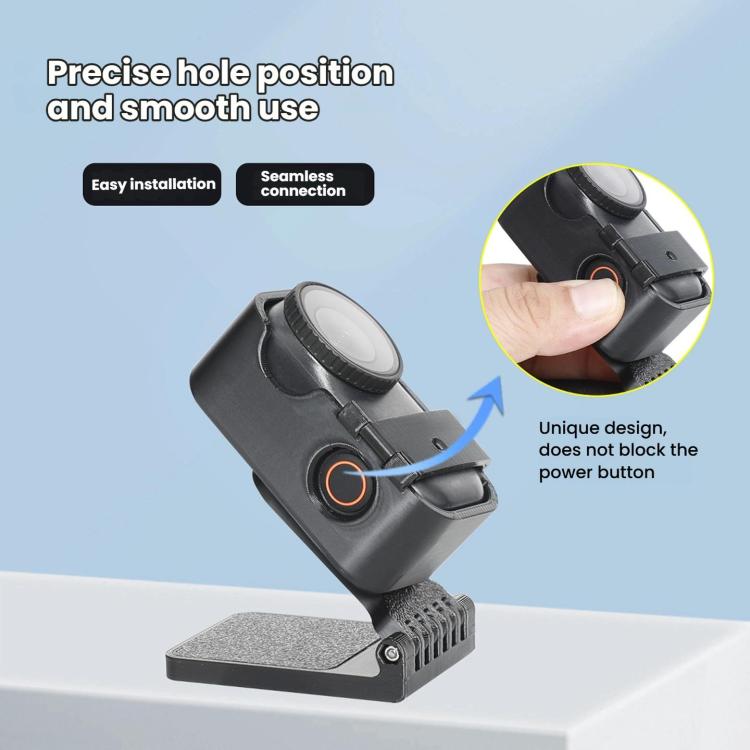 Soporte vertical de escritorio con placa trasera magnética para cámara DJI Osmo Nano, Vertical Holder