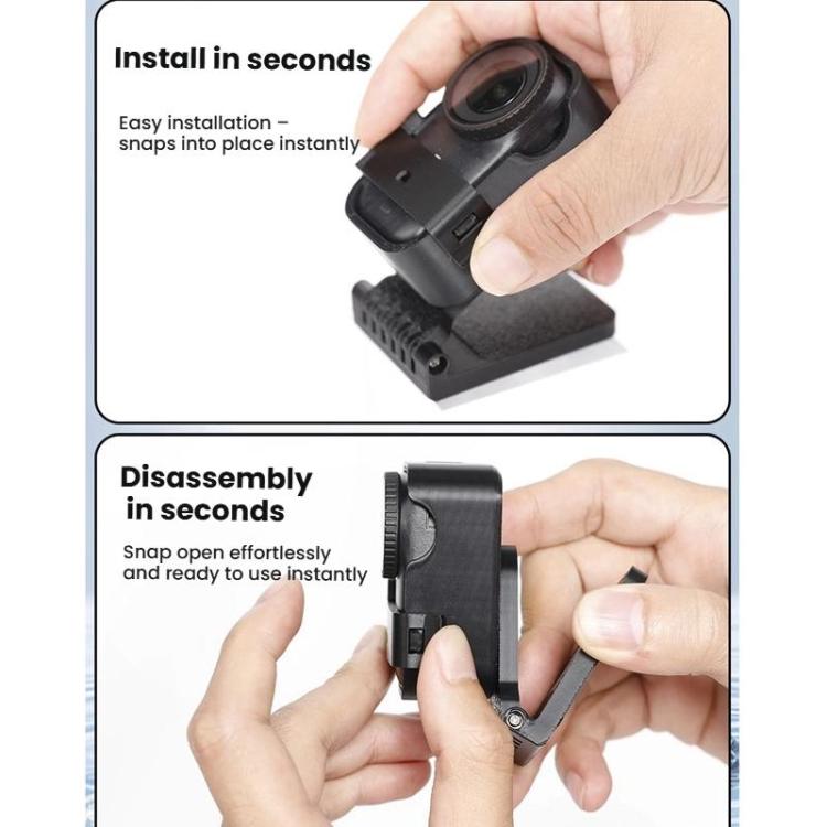 Soporte vertical de escritorio con placa trasera magnética para cámara DJI Osmo Nano, Vertical Holder
