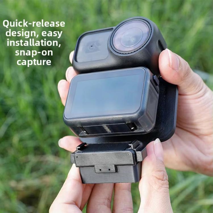 Soporte de escritorio con placa trasera magnética para la cámara DJI Osmo Nano y la base Vision Dock., Standard, With Neck Strap