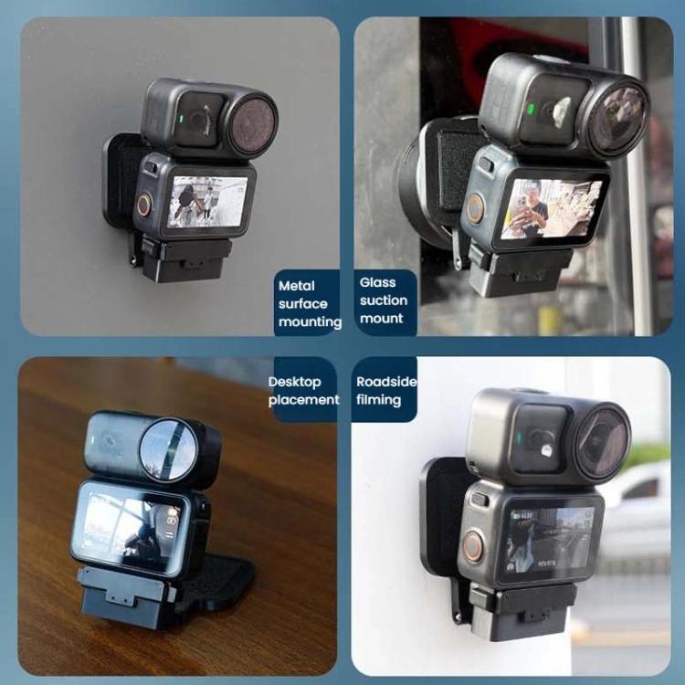 Soporte de escritorio con placa trasera magnética para la cámara DJI Osmo Nano y la base Vision Dock., Standard, With Neck Strap