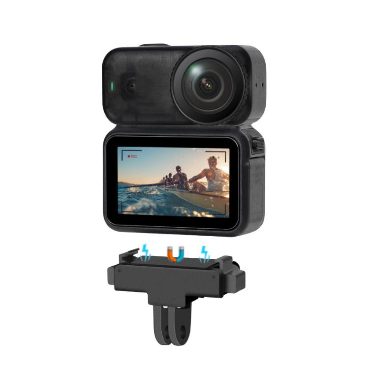 Base adaptadora magnética de liberación rápida para DJI Osmo Nano con 2 garras y orificio para tornillo de 1/4 de pulgada., Adapter Base