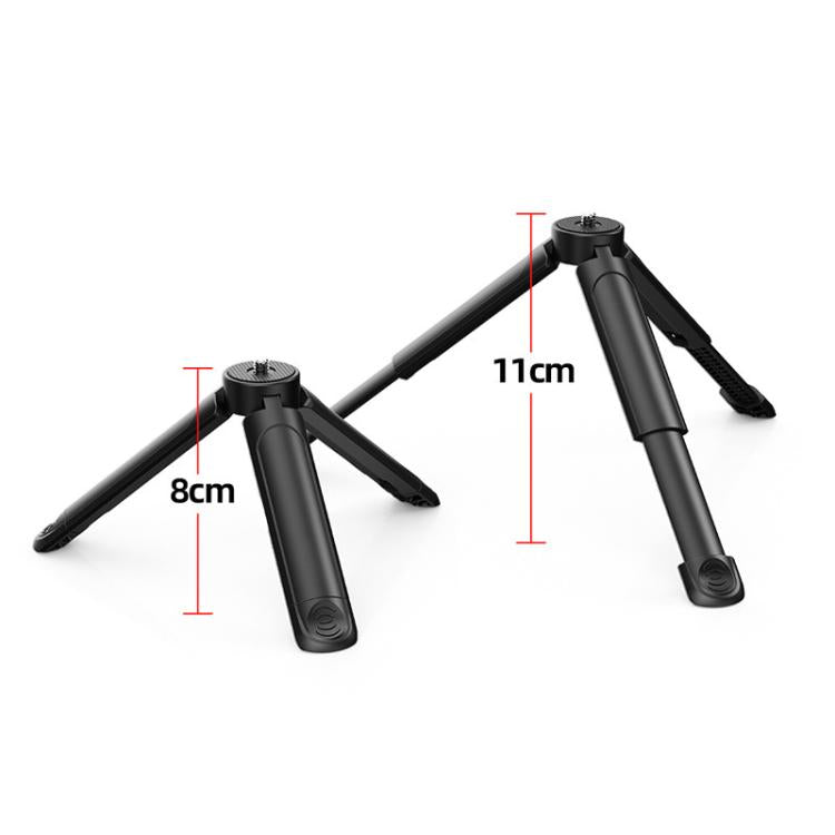 Trípode Flymile para cámaras de acción DJI Osmo Pocket 3 / Action 4 / Insta360 X5 / GoPro, Tripod Extension, Tripod Extension with Copper Nut Adapter