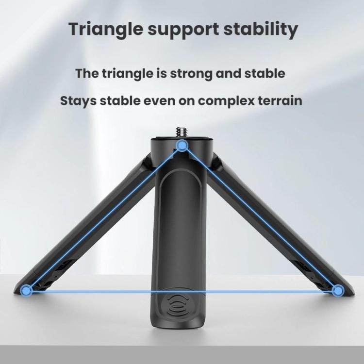 Trípode Flymile para cámaras de acción DJI Osmo Pocket 3 / Action 4 / Insta360 X5 / GoPro, Tripod Extension, Tripod Extension with Copper Nut Adapter