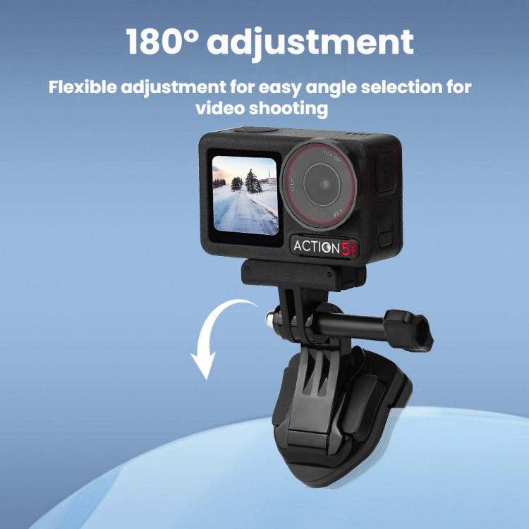 Soporte Flymile para cámara de acción en parabrisas de motocicleta para DJI Osmo Action 5 Pro / GoPro 13