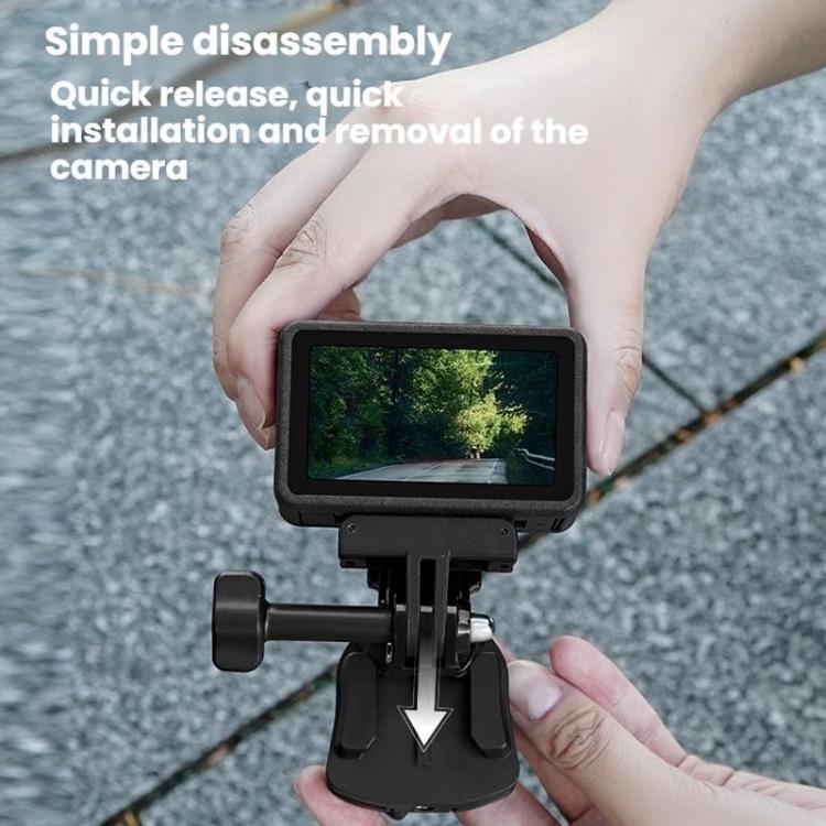 Soporte Flymile para cámara de acción en parabrisas de motocicleta para DJI Osmo Action 5 Pro / GoPro 13