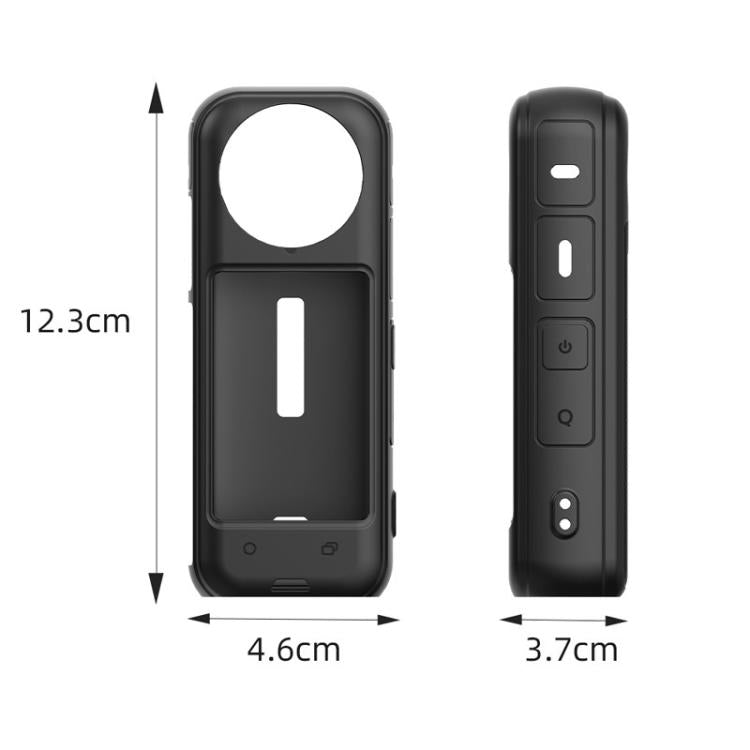 Funda protectora de silicona antipolvo Flymile para Insta360 X4, For Insta360 X4