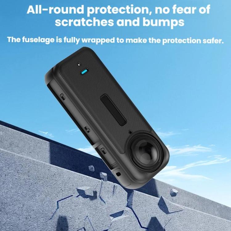 Funda protectora de silicona antipolvo Flymile para Insta360 X4, For Insta360 X4