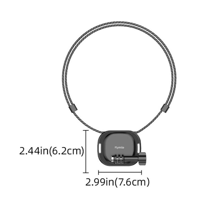 Soporte magnético para cámara de acción Flymile para montar en el cuello, compatible con DJI Osmo 360 / Pocket 3 / Action 5 Pro / Insta360 X5