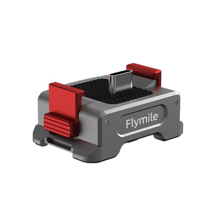 Adaptador de carga magnético de liberación rápida Flymile de doble puerto con rosca de 1/4" para DJI Osmo Pocket 3
