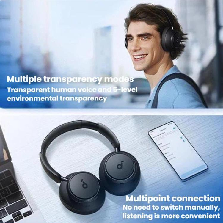Auriculares inalámbricos Bluetooth con diadema ANKER Soundcore Space Q45