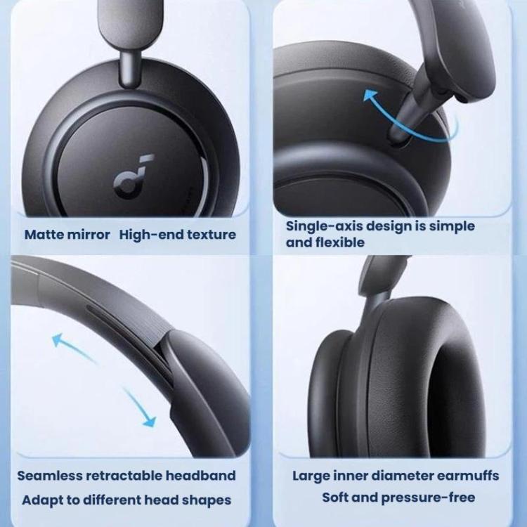 Auriculares inalámbricos Bluetooth con diadema ANKER Soundcore Space Q45