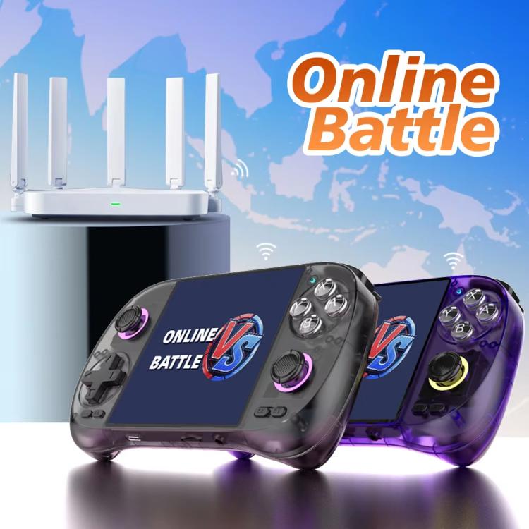 Consola de juegos de código abierto D40Max de 4 pulgadas HD con WiFi, sistema operativo Android 10 y procesador GE8300., 16G+64G, 16G+128G, 16G+256G