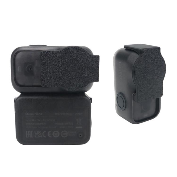 Tapa de lente de goma dura CQT con carcasa, cubierta protectora resistente a los arañazos para lentes de cámaras deportivas Thumb, Hard Rubber