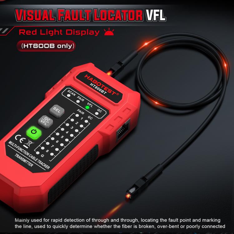 Probador de cables de red antiinterferencias multifunción HABOTEST, HT800B