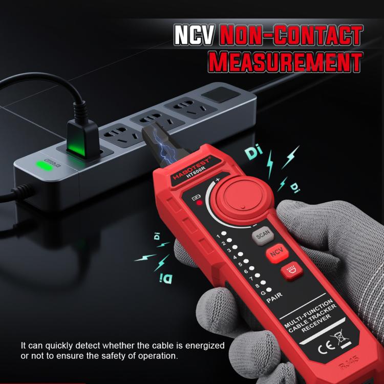 Probador de cables de red antiinterferencias multifunción HABOTEST, HT800B