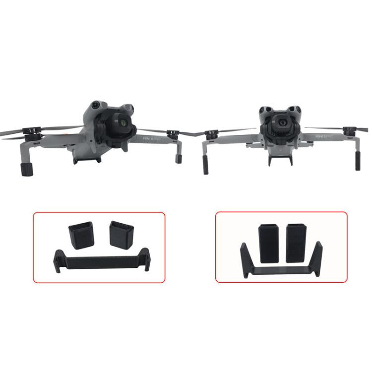 Soporte plegable CQT para aumentar la altura del DJI Mini 5 Pro / 4 Pro. Resistente a arañazos y al desgaste., 0.5cm, 2cm