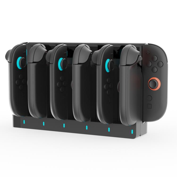 Estación de carga ipega 6 en 1 para Nintendo Switch y 2 mandos Joy-Con. Base de carga., PG-SW2189