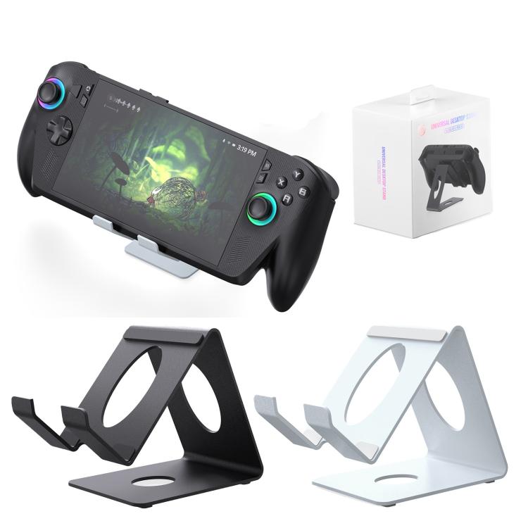 Soporte de escritorio metálico universal JYS para consolas portátiles, compatible con ROG Xbox Ally/X, Switch, Steam Deck y Lenovo Legion Go., Desktop Stand White, Desktop Stand Black