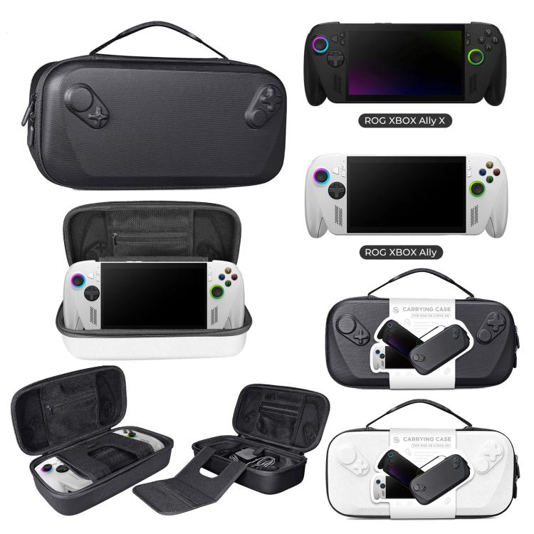 Estuche rígido JYS para ROG Xbox Ally/X, portátil, de viaje, con cremallera., JYS-X152 White, JYS-X152 Black