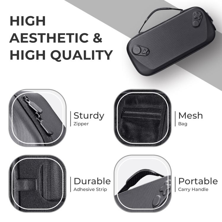 Estuche rígido JYS para ROG Xbox Ally/X, portátil, de viaje, con cremallera., JYS-X152 White, JYS-X152 Black