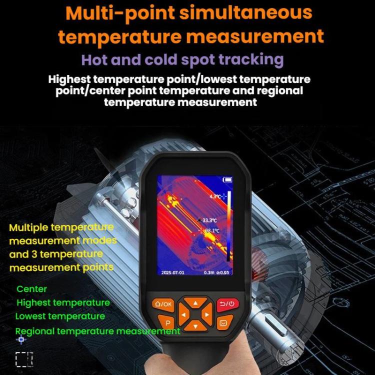 Detector de imágenes térmicas infrarrojas para calefacción por suelo radiante industrial SMART SENSOR