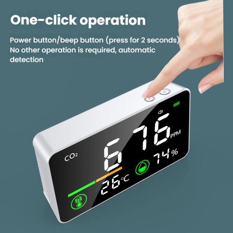 Monitor de concentración de dióxido de carbono TOMO-2, analizador de calidad del aire doméstico