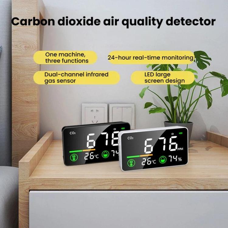 Monitor de concentración de dióxido de carbono TOMO-2, analizador de calidad del aire doméstico
