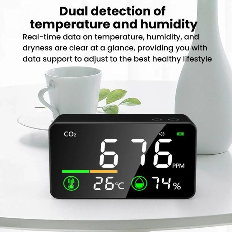 Monitor de concentración de dióxido de carbono TOMO-2, analizador de calidad del aire doméstico