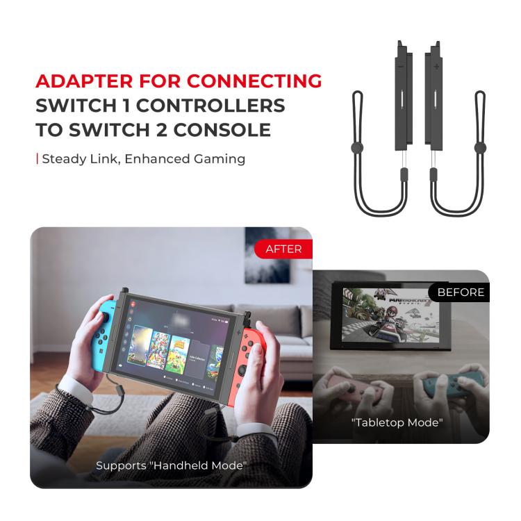 Adaptador Plug & Play para Nintendo Switch 1 Joy-Con a Switch 2