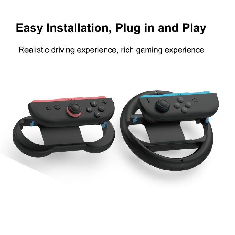 Paquete de accesorios PGTECH 10 en 1 para Nintendo Switch 2: volantes, empuñaduras y tapas para joysticks.