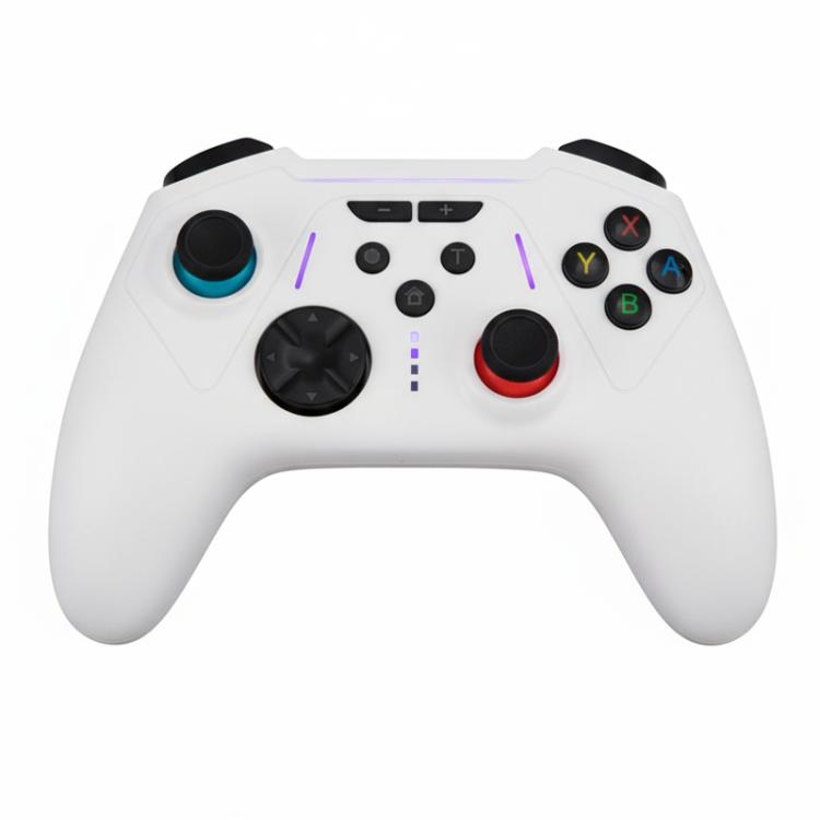 Mando para juegos Bluetooth S201: gatillos con efecto Hall, botones traseros duales para macros, compatible con Switch 2/Switch/PC/Steam/Móvil
