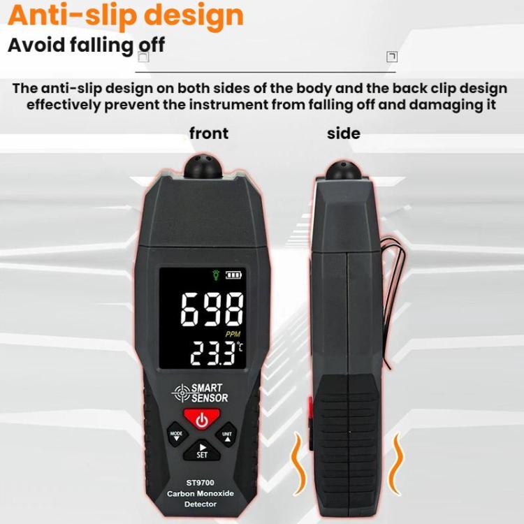 Detector de alarma de fugas de monóxido de carbono SMART SENSOR para gases tóxicos