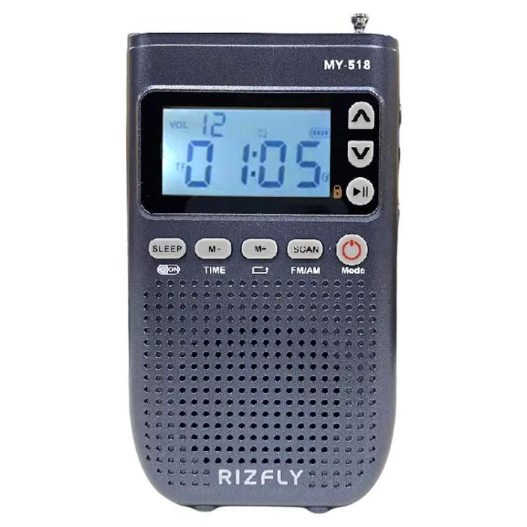 Radio transmisora Bluetooth portátil de 2 bandas FM/AM RIZFLY MY518