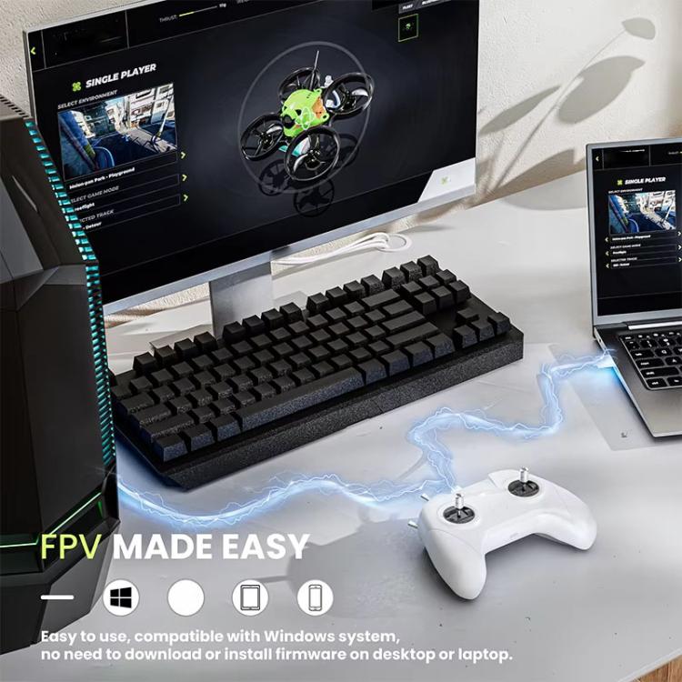 STARTRC S8 Simulador FPV, Empuñadura de entrenamiento, Control remoto para drones