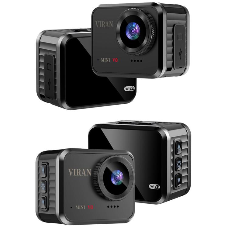 Cámara de acción portátil HD VIRAN Mini V8 para ciclismo y exteriores., Mini V8