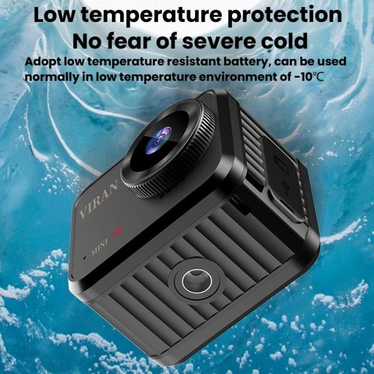 Cámara de acción portátil HD VIRAN Mini V8 para ciclismo y exteriores., Mini V8