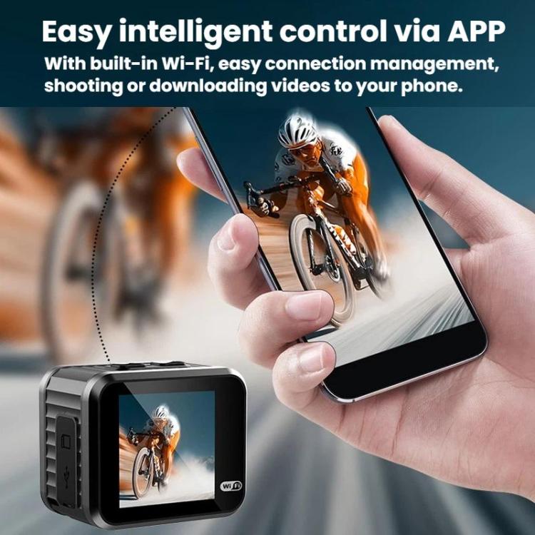 Cámara de acción portátil HD VIRAN Mini V8 para ciclismo y exteriores., Mini V8