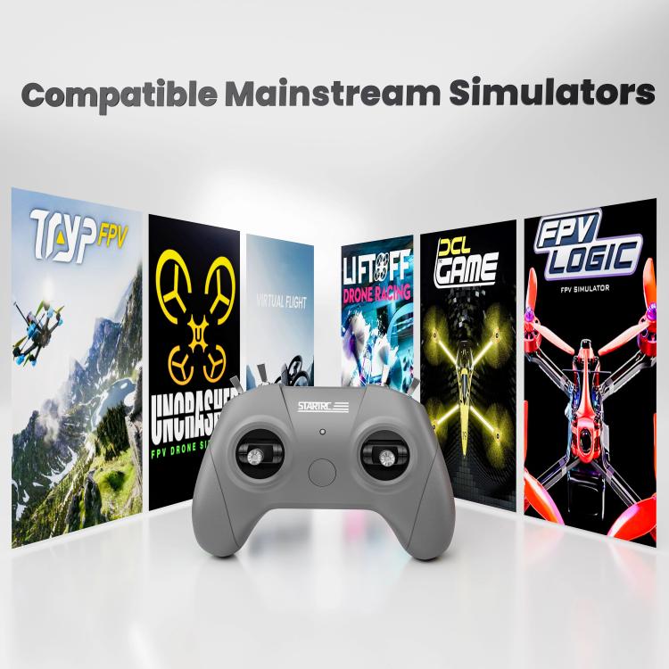 STARTRC S8 Pro FPV Simulador de vuelo con mando a distancia para dron y avión